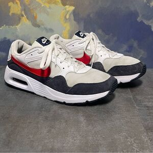 Nike Air Max SC White / University Red Men's Sneakers Size 8